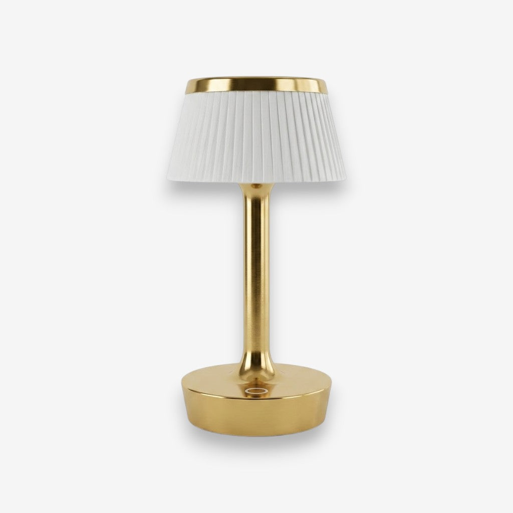 Lampe de bureau dorée tactile | Goldina
