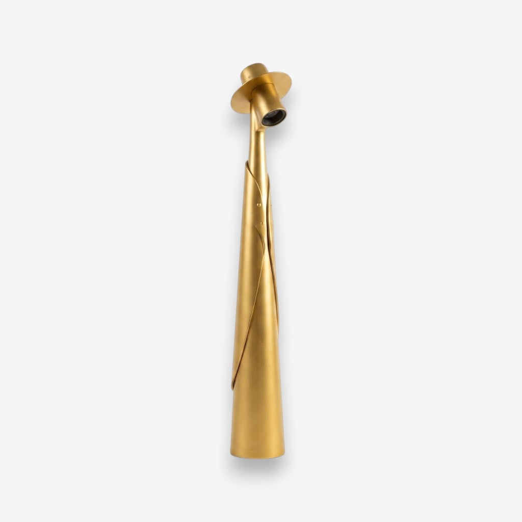 Lampe de bureau dorée moderne | Solaryna