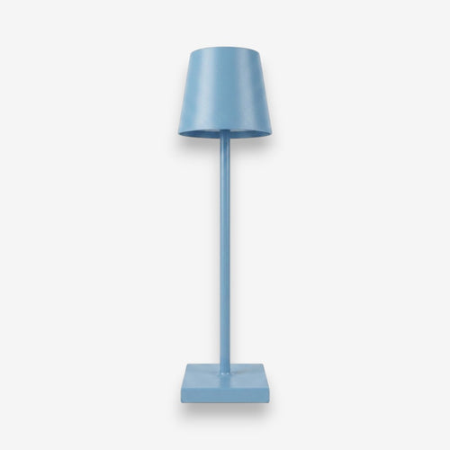 Lampe de bureau bleue aluminium | Aluvia
