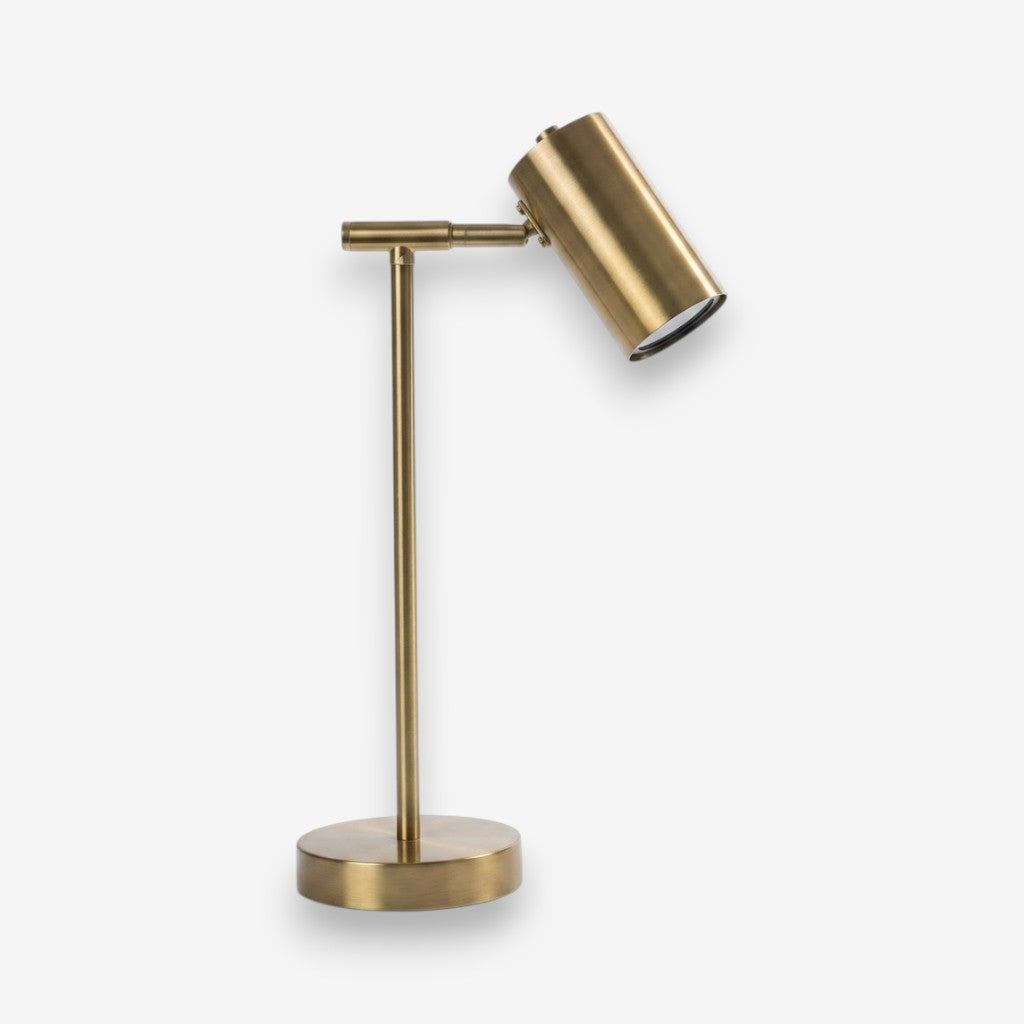 Lampe de bureau dorée design | Mushgold