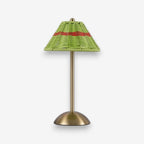 Lampe de bureau verte rotin | Naturéa