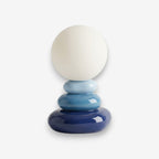 Lampe de bureau bleue pierre | Stonelia