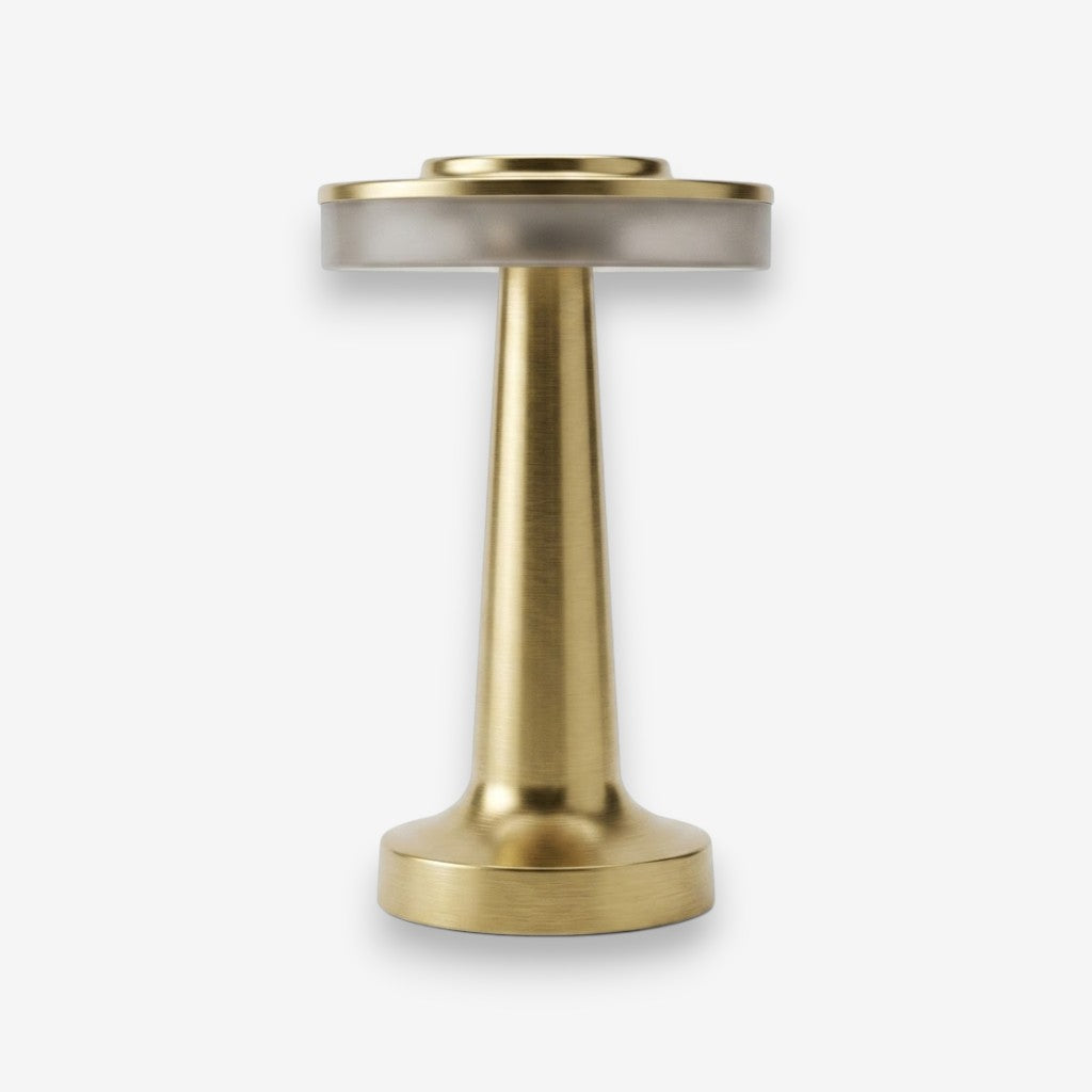 Lampe de bureau dorée minimaliste | Luminor