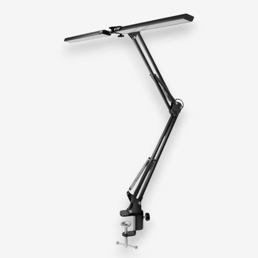 Lampe de bureau LED double tête | Ilonos